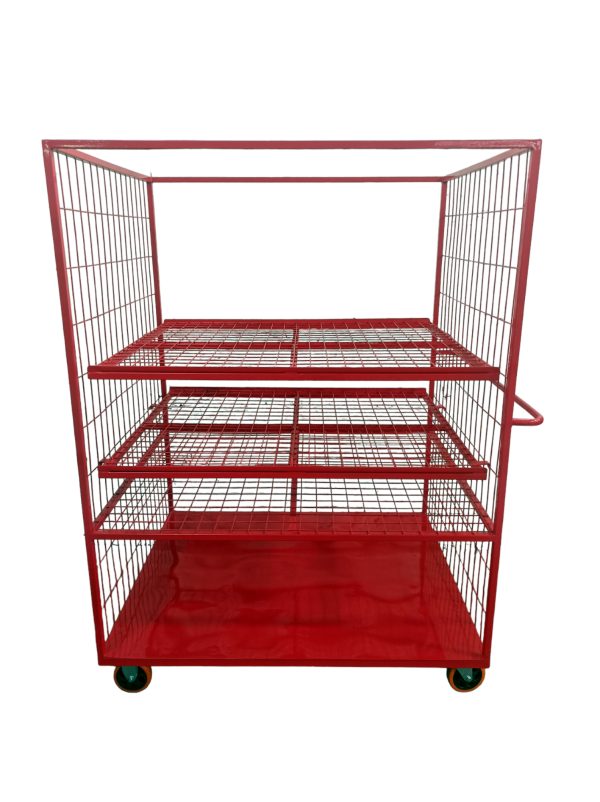 Carro Roll Container Bandejas 2 Laterales